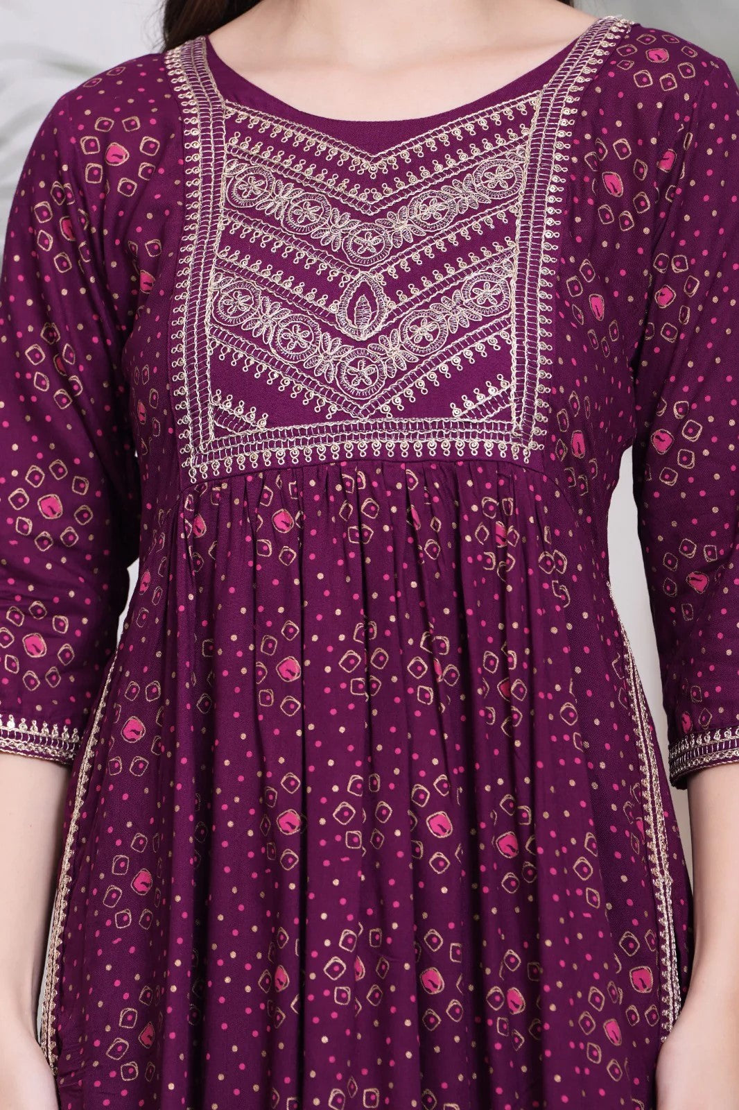 Women Viscose Rayon Side Slit Naira Cut Kurta with  Pant and Dupatta Set